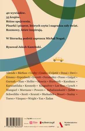 Literacka mapa świata (wersja z autografem)