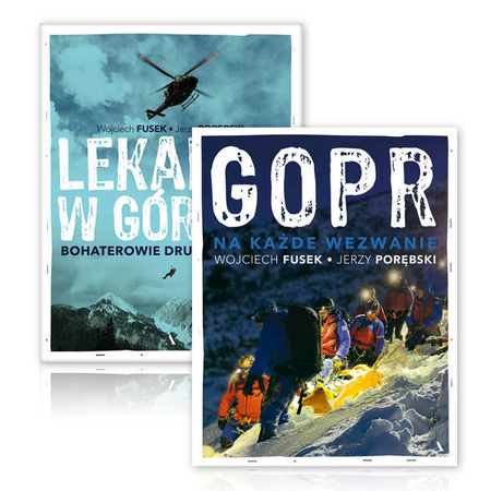 Pakiet dwóch książek górskich: GOPR i Lekarze w górach